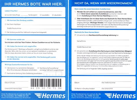 paket hermes nicht zuhause|hermes zustellversuche.